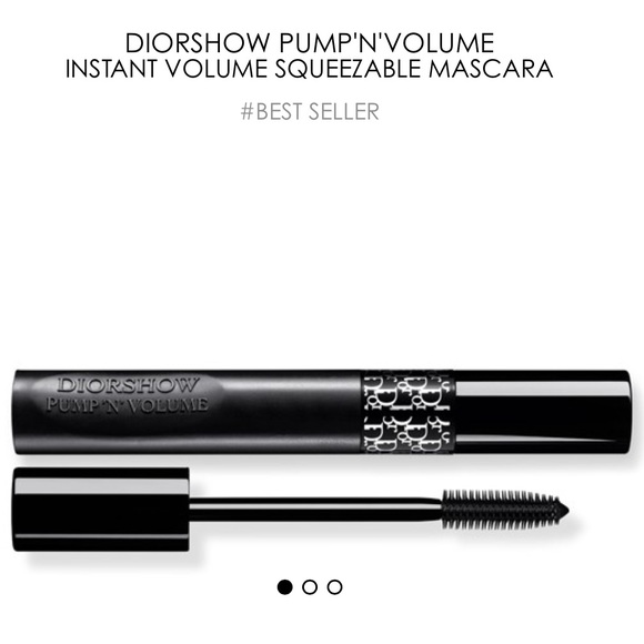 DIOR PUMP'N'VOLUME VOLUME SQUEEZABLE BLACK MASCARA - Picture 3 of 6
